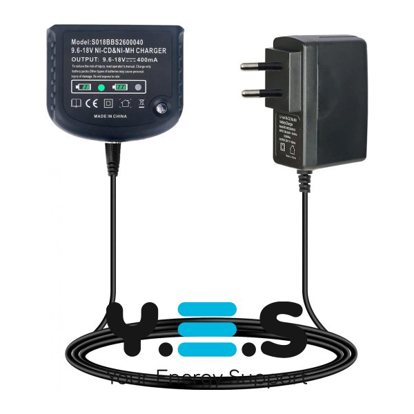 Зарядний пристрій 9.6V-18V 0.4A (90556254) до електроінструменту Black&Decker HPB18 FSB12 A1712 A12 A18 HPW-15210