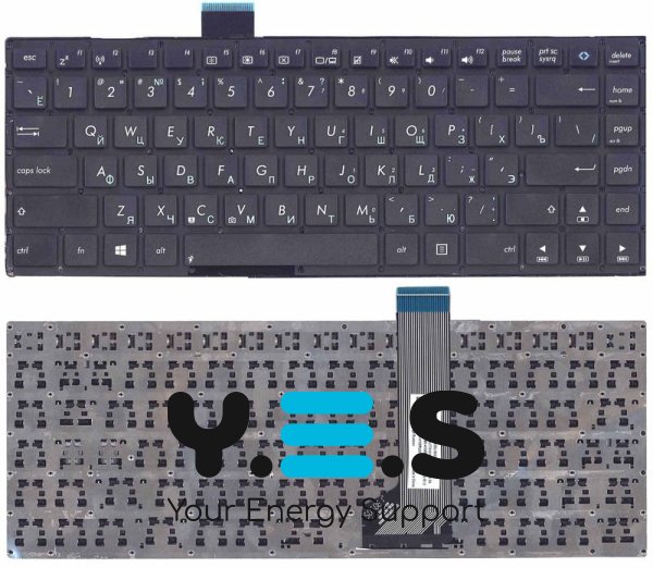 Клавіатура для ноутбука Asus VivoBook (X402) Black, (No Frame), RU