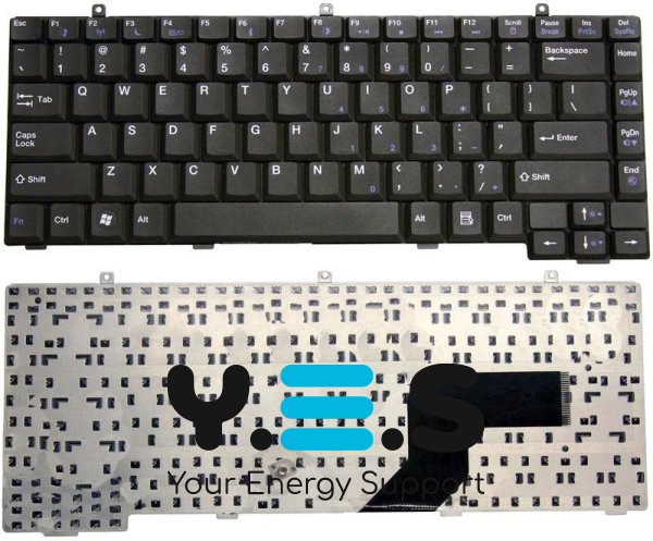 Клавіатура для ноутбука Gateway (NA1, QA1, E265, E475) Black, RU