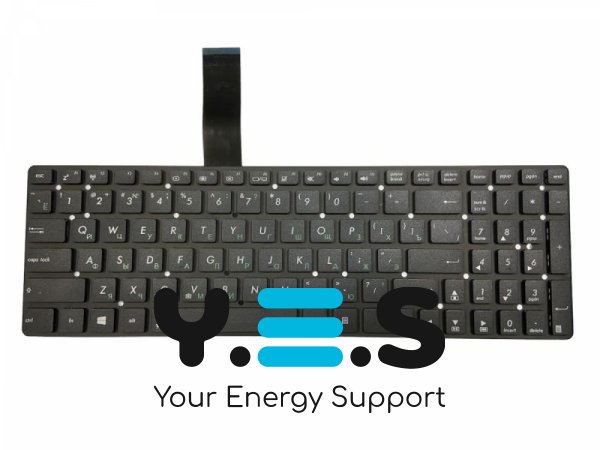 Клавіатура для ноутбука Asus (K55, X501) Black, (No Frame) RU