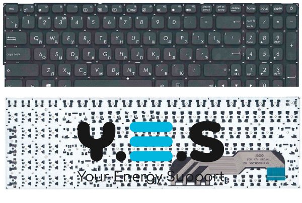 Клавіатура для ноутбука Asus X541, X541LA, X541S, X541SA, X541UA, R541, R541U Black, RU