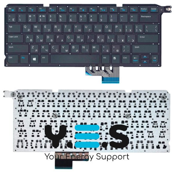 Клавіатура для ноутбука Dell Vostro 14 (5480R) Black, RU
