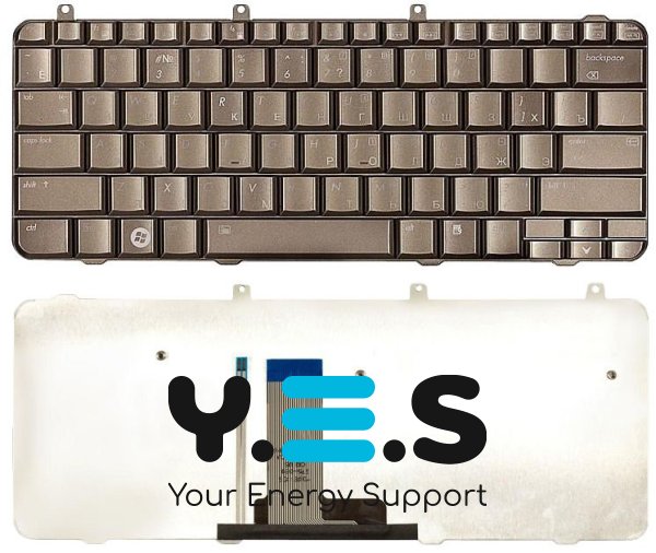 Клавіатура для ноутбука HP Pavilion (D3-1000, DV3Z-1000) з підсвіткою (Light), Bronze, RU