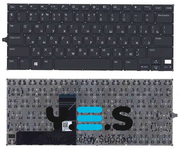 Клавіатура для ноутбука Dell Inspiron (11-3147) Black, (No Frame), RU