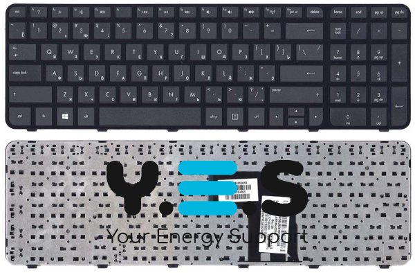 Клавіатура для ноутбука HP Pavilion (G6-2000) Black, (Black Frame) RU