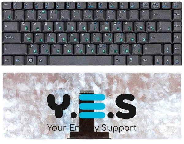 Клавіатура для ноутбука Benq Joybook (R45, R45E, R45F, R45EG, R46, R47) Black, RU