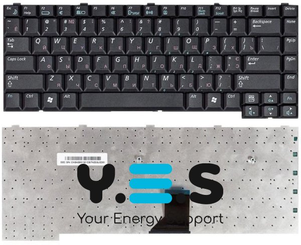Клавіатура для ноутбука Samsung (M40, M45) Black, RU
