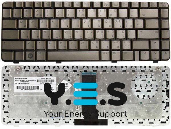 Клавіатура для ноутбука HP Pavilion (DV3000, DV3500) Brown, RU