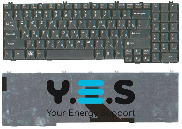 Клавіатура для ноутбука Lenovo (B550, B560, V560, G550, G550A, G550S, G555, G555A) Black, RU