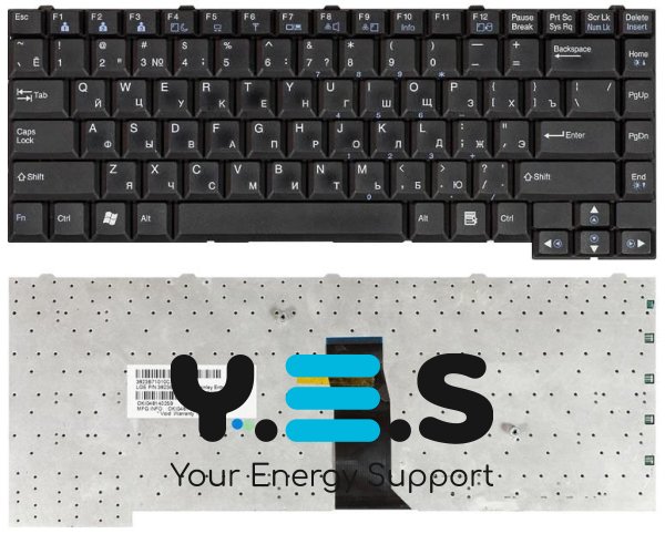 Клавіатура для ноутбука LG (LM50) Black, RU