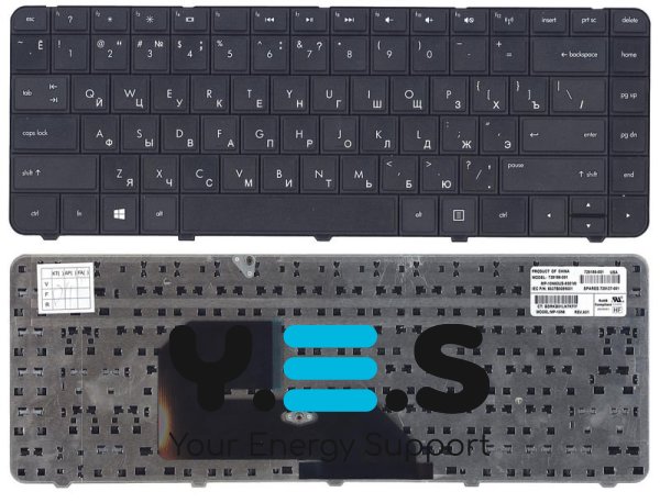 Клавіатура для ноутбука HP ProBook (242 G1) Black, RU