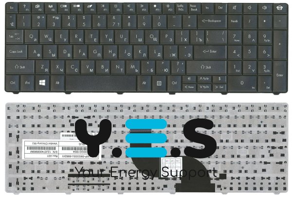 Клавіатура для ноутбука Acer Gateway (E1) Black, RU
