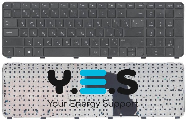 Клавіатура для ноутбука HP Pavilion (DV7-7000) Black, (Black Frame), RU