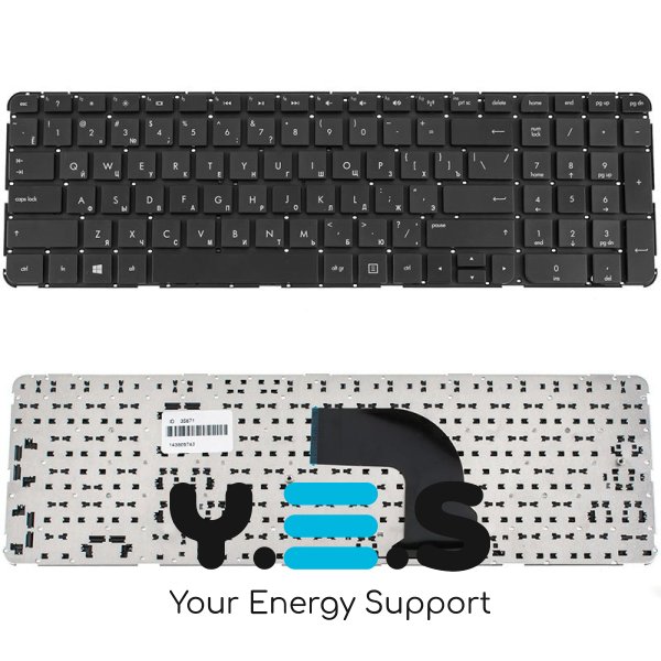 Клавіатура для ноутбука HP Pavilion dv7-7000, Envy m7-1000 rus, black