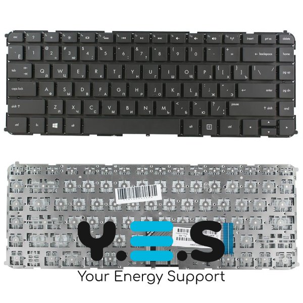 Клавіатура для ноутбука HP Envy 4-1000, 4t-1000, 6-1000, 6t-1000 ukr, black
