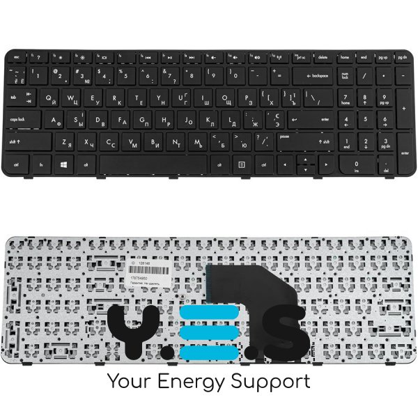 Клавіатура для ноутбука HP G6-2000 series ukr, black