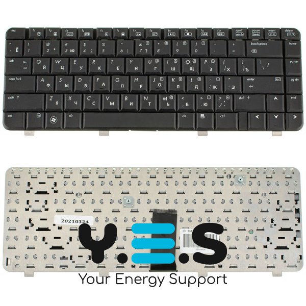 Клавіатура для ноутбука HP Compaq (510, 530) ukr, black