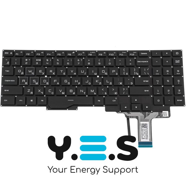 Клавіатура XIAOMI Xiaomi Mi Gaming 16.0" — чорна, російська розкладка, оригінал, з підсвіткою