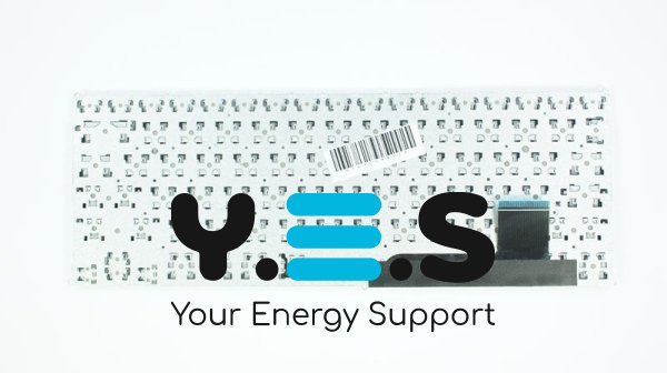 Клавіатура для ноутбука ASUS S200, X201, X202 — біла, російська розкладка, без фрейма