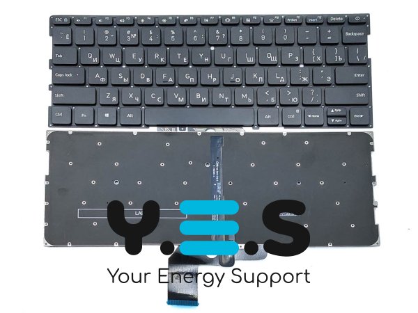 Клавіатура для Xiaomi Mi Air 13.3" TM1704, TM1703, TM1613R, TM1604 (російська розкладка з підсвіткою)