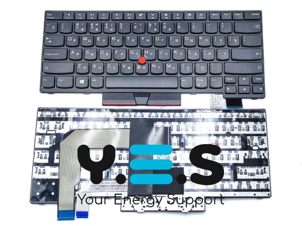 Клавіатура для Lenovo ThinkPad T470, T480, A475, A485 (RU Black з TrackPoint)