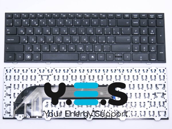 Клавіатура для ноутбука HP ProBook 4540S, 4545S (RU Black з чорною рамкою)
