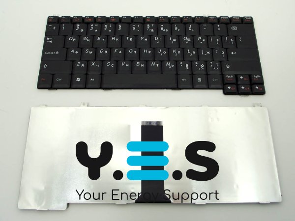 Клавіатура для ноутбука Lenovo G430, G450, G530, Y330, Y430, U330, C100, C200, C460, C510, N200, V100, F51 (RU Black)