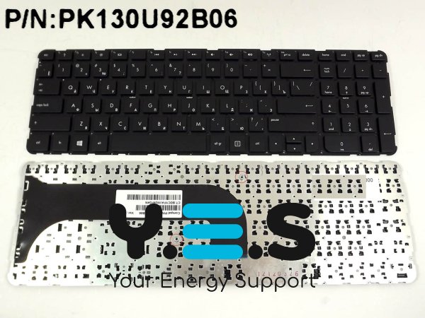Клавіатура для HP Pavilion Envy M6, M6T, M6-1000, M6-1100, M6-1200 (RU Black без рамки)