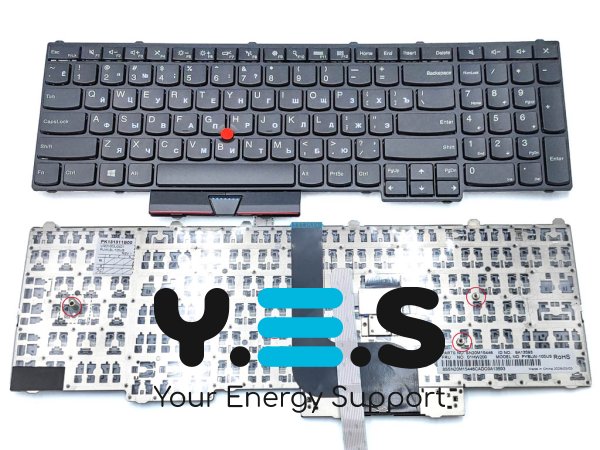 Оригінальна клавіатура для Lenovo Thinkpad P50, P51, P70, P71 (RU Black)