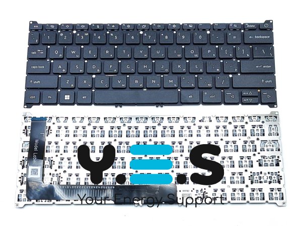 Клавіатура Acer Aspire A314-36, A314-36M, A314-36P, A314-23M, A314-23P, A514-55, A514-56, TMP214-54, N22Q14 (RU Black)