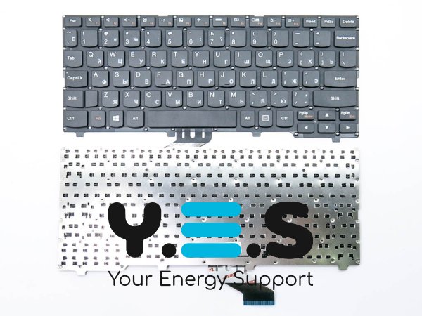 Клавіатура для ноутбука LENOVO IdeaPad 110S-11IBR (RU Black без рамки)