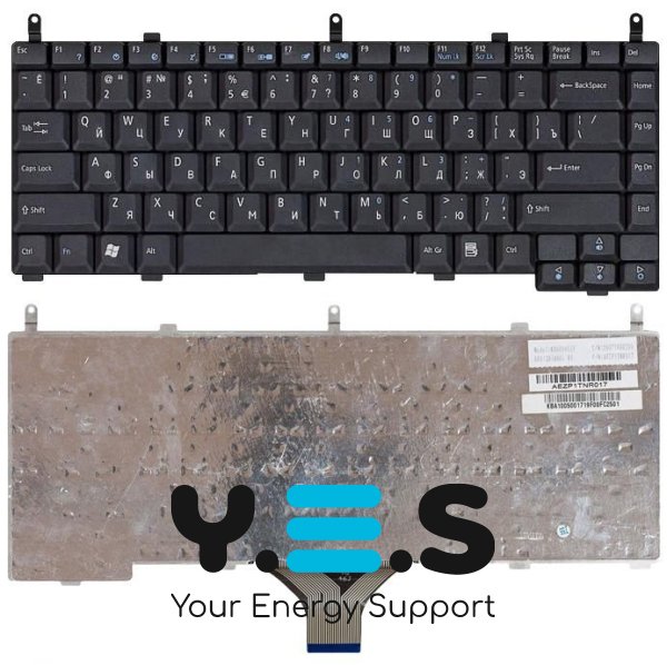 Клавіатура для ноутбуків Acer Aspire 1350, 1510 (російська розкладка)