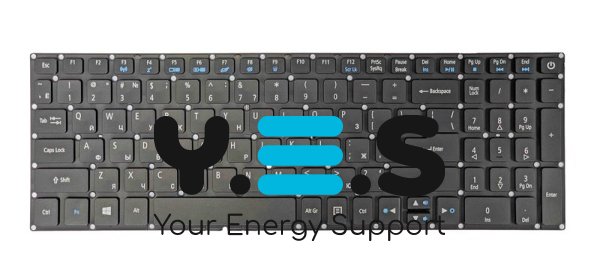 Клавіатура для Acer Aspire R5-571T (RU Black з підсвічуванням без рамки)
