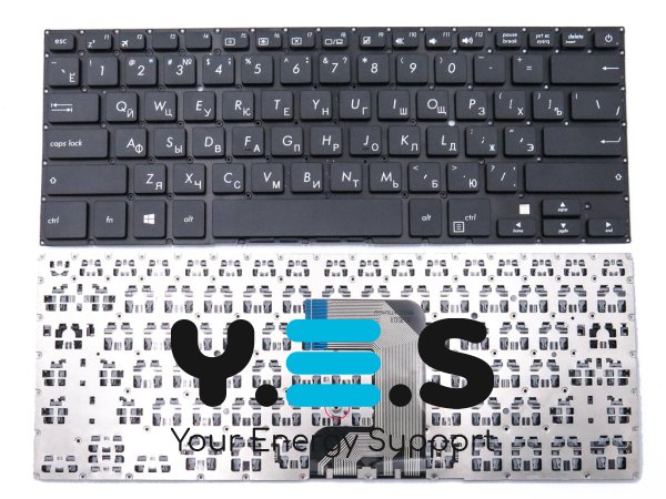 Клавіатура для ноутбука ASUS E406, E406S, E406M, L406, E406MA, R420MA, A3160 (RU Black без рамки). Оригінал