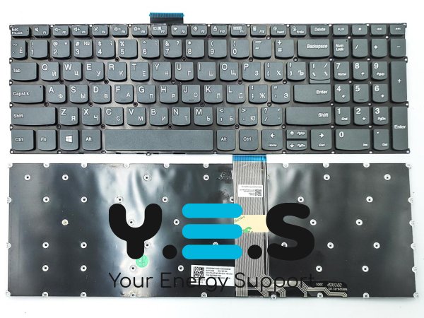 Клавіатура для Lenovo IdeaPad 5-15ALC05, 5-15ARE05, 5-15IIL05, 5-15ITL05 2020 року (RU Gray). Оригінал
