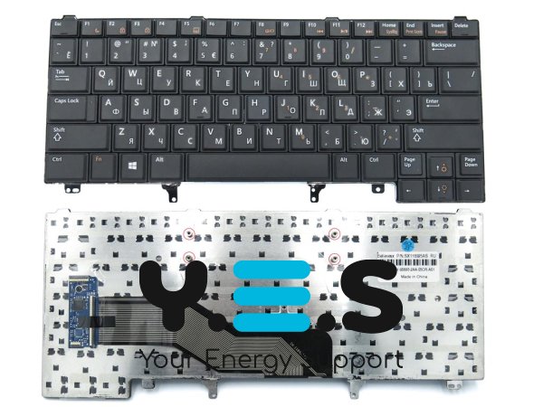 Клавіатура для DELL Latitude E5420, E5430, E6230, E6320, E6330, E6420, E6430, E6440 (RU Black)