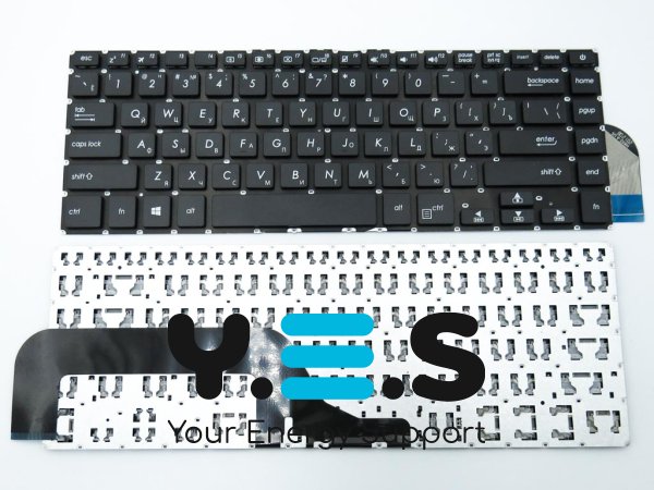 Клавіатура для ноутбука Asus X505, K505, A505, X506, R504, F505 (RU Black)