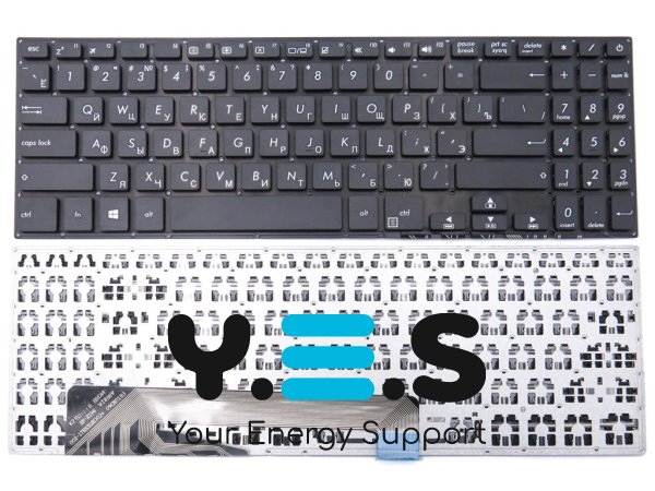 Клавіатура для ноутбука ASUS X560, X560UD, YX560, YX560U, YX560UD (RU Black)