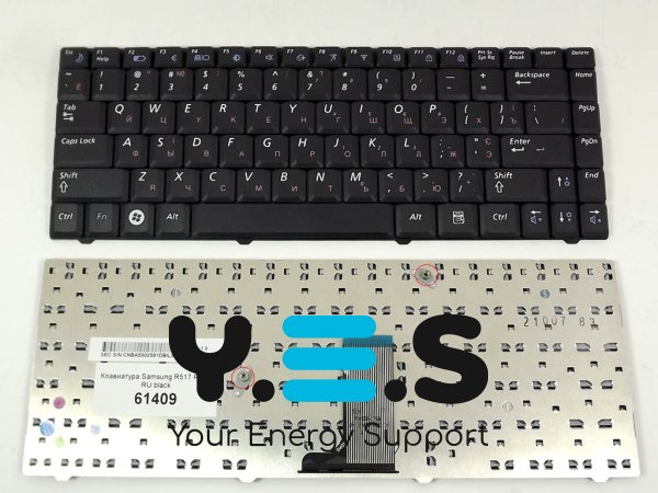 Клавіатура для Samsung NP-R517, R519 (RU Black). Оригінал