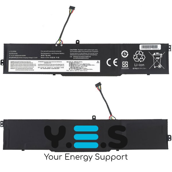 Батарея до ноутбуків LENOVO L17C3PB0 (IdeaPad: 330-15ICH, 330-17ICH) 11.1V 3600mAh чорний колір
