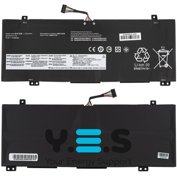 Батарея до ноутбуків LENOVO L18C4PF4 (IdeaPad S540-14API) 15.4V 3100mAh чорний колір