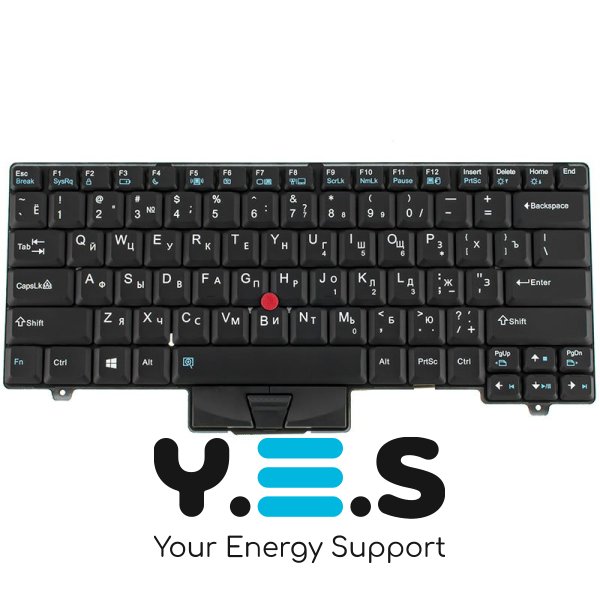 Клавіатура до ноутбуку LENOVO (ThinkPad: L410, L510, SL410, SL510) російська розкладка, чорний колір
