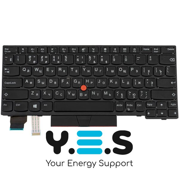 Клавіатура до ноутбуку LENOVO (ThinkPad: X280) російська розкладка, чорний колір
