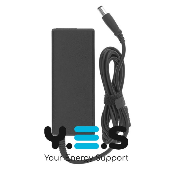 Блок живлення до ноутбуку DELL 19.5V, 4.62A, 90W, 7.4x5.0-PIN, чорний колір, RECTANGULAR