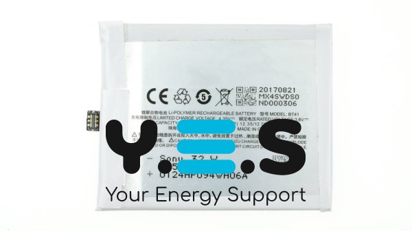 Батарея для телефонів  Meizu BT41  MX4 Pro 5.5" 3.8V 3350 mAh