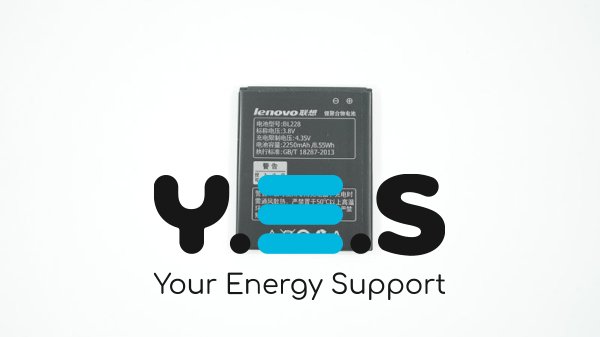 Батарея для телефонів  Lenovo BL228  A360T 3.7V 2250mAh 8.55Wh