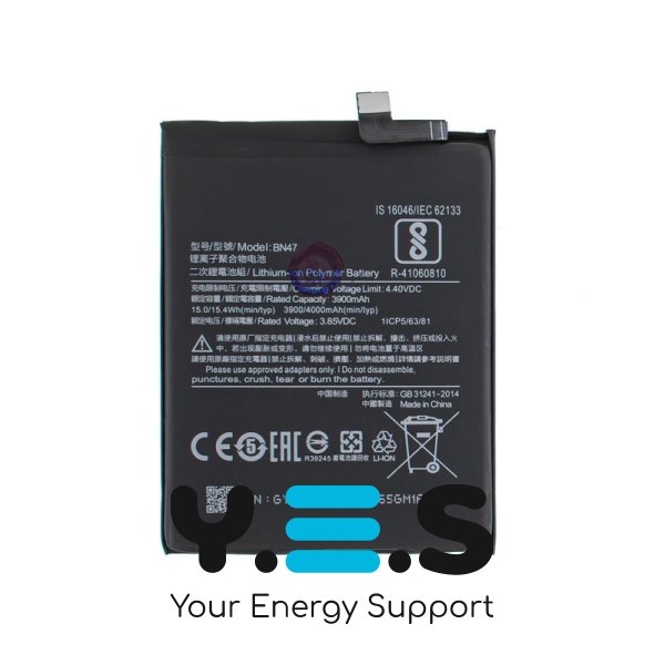 Батарея для телефонів Xiaomi Redmi 6 Pro Mi A2 Lite BN47 4000mAh оригінал