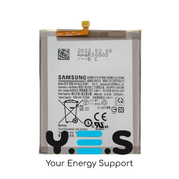 Батарея для телефонів Samsyng Galaxy A31 SM-A315 A32 SM-A325 EB-BA315ABY 5000mAh оригінал