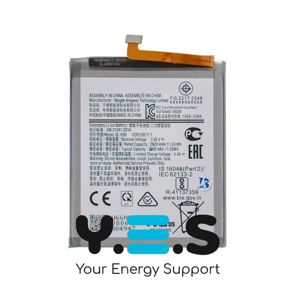 Батарея для телефонів  Samsung Galaxy A01  2020 SM-A015  QL1695  2920mAh   оригінал