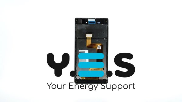 Дисплей для телефону  Sony Xperia T3 D5102  D5103  D5106  чорний   у зборі з тачскрином  з рамкою
